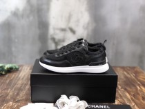 Chanel Women Shoes Sneakers Lace-Up Design Luminous Luxury Brand Sports Shoes with Original Box