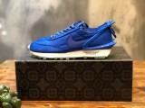 CLOT x Sacai x Nike LDV Waffle Daybreak Net/Orange Blaze-Deep Red-Green Sneakers Men Womens Shoes