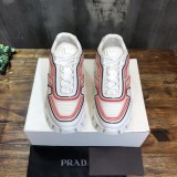 Prada Mens Shoes Sneakers Casual Shoes for Men Luxury Brand Breathable Fashion Cloudbust Thunder Technical Fabric Sneakers with Original Box