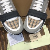 Burberry Men Shoes Fashion Sneakers Luxury Brand Vintage Cotton Sneaker with Original Box