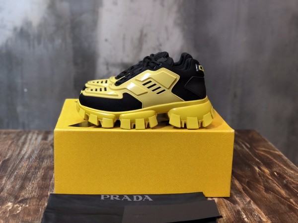 Prada Mens Shoes Sneakers Casual Shoes for Men Luxury Brand Breathable Fashion Cloudbust Thunder Technical Fabric Sneakers with Original Box