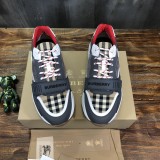 Burberry Men Shoes Fashion Sneakers Luxury Brand Vintage Cotton Sneaker with Original Box