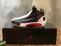 Nike AIR JORDAN 34 SE BRED AJ34 black, white and red basketball shoes