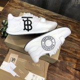 Burberry Mens Shoes Sneakers Fashion Type Luxury Brand Vintage Check Cotton Sneaker with Original Box