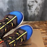 Burberry Men Shoes Fashion Sneakers Luxury Brand Vintage Cotton Sneaker with Original Box