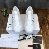 Valentino Womens Shoes Sneakers Leather Luxury Brand Women Casual Shoes with Original Box