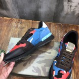 Valentino Men Shoes Fashion Design Luxury Brand ROCKRUNNER CAMOUFLAGE LAMINATED SNEAKER