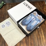 2021 early spring LOEWE couples white shoes purchase version running volume