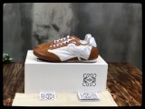 2021 early spring LOEWE couples white shoes purchase version running volume