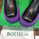 Bottega Veneta mid-cut round toe platform men's boots