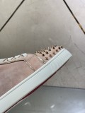 Christian Louboutin Mens Shoes Luxury Brand Red Bottom Design Louis Junior Spikes Flat with Original Box CL sneakers