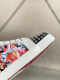 Christian Louboutin Mens Shoes Luxury Brand Red Bottom Design Louis Junior Spikes Flat with Original Box CL sneakers