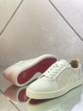 Christian Louboutin Mens Shoes Luxury Brand Red Bottom Design Louis Junior Spikes Flat with Original Box CL sneakers