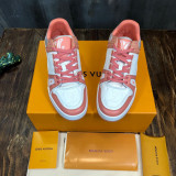 Louis Vuitton Men Shoes Fashion Sneakers Design Luxury Brand LV TRAINER SNEAKER with Original Box