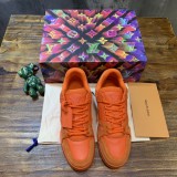 Louis Vuitton Men Shoes Fashion Sneakers Design Luxury Brand LV TRAINER SNEAKER with Original Box