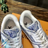 Louis Vuitton Men Shoes Fashion Sneakers Design Luxury Brand LV TRAINER SNEAKER with Original Box