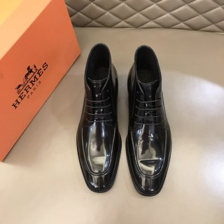 Hermes men's shoes ankle boots luxury brand with original box