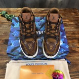 Louis Vuitton Men Shoes Fashion Sneakers Design Luxury Brand LV TRAINER SNEAKER with Original Box