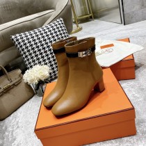 Hermes women's shoes 2021 fall/winter latest kelly series short boots