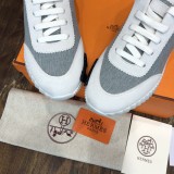 Hermes men's shoes luxury brand fashion sneakers in original original Box