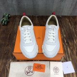 Hermes men's shoes luxury brand fashion sneakers in original original Box