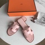 Hermes women's shoes Oran sandals with original Box