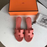 Hermes women's shoes Oran sandals mid-heel with original Box