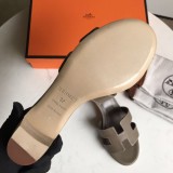 Hermes women's shoes Oran sandals with original Box