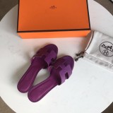 Hermes women's shoes Oran sandals mid-heel with original Box