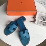 Hermes women's shoes Oran sandals with original Box