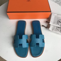 Hermes women's shoes Oran sandals with original Box