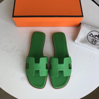 Hermes women's shoes Oran sandals with original Box