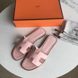 Hermes women's shoes Oran sandals with original Box