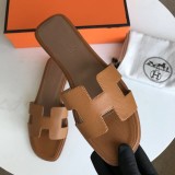 Hermes women's shoes Oran sandals with original Box