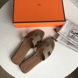 Hermes women's shoes Oran sandals with original Box