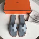 Hermes women's shoes Oran sandals with original Box