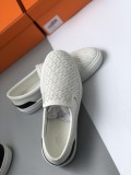 Hermes Perforated Calfskin Casual Sneakers