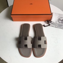 Hermes women's shoes Oran sandals with original Box