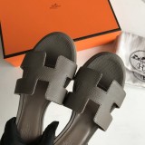 Hermes women's shoes Oran sandals mid-heel with original Box