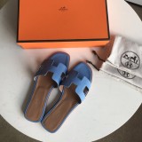 Hermes women's shoes Oran sandals with original Box