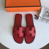 Hermes women's shoes Oran sandals with original Box