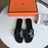 Hermes women's shoes Oran sandals with original Box