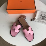 Hermes women's shoes Oran sandals with original Box