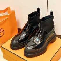 Hermes 2021 autumn and winter new elastic short boots with original original Box