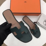 Hermes women's shoes Oran sandals with original Box