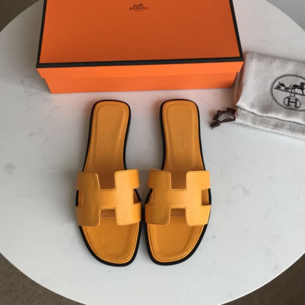 Hermes women's shoes Oran sandals with original Box