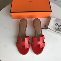 Hermes women's shoes Oran sandals mid-heel with original Box