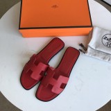 Hermes women's shoes Oran sandals with original Box