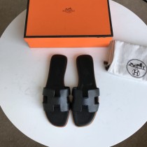 Hermes women's shoes Oran sandals with original Box