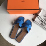 Hermes women's shoes Oran sandals with original Box